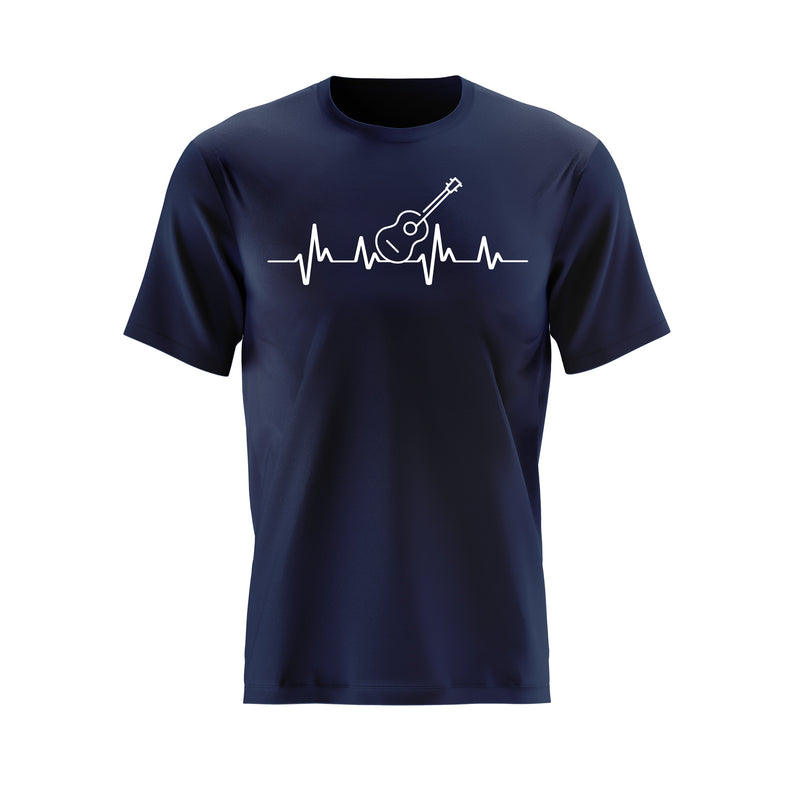 Gitrarre Herzschlag T-Shirt (S-5XL)