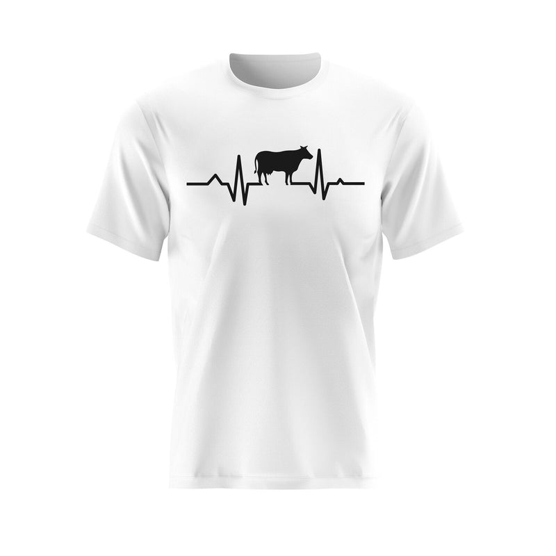Kuh Herzschlag T-Shirt (S-5XL)