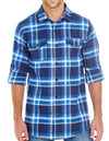 Flannel Shirt Woven Plaid BU8210