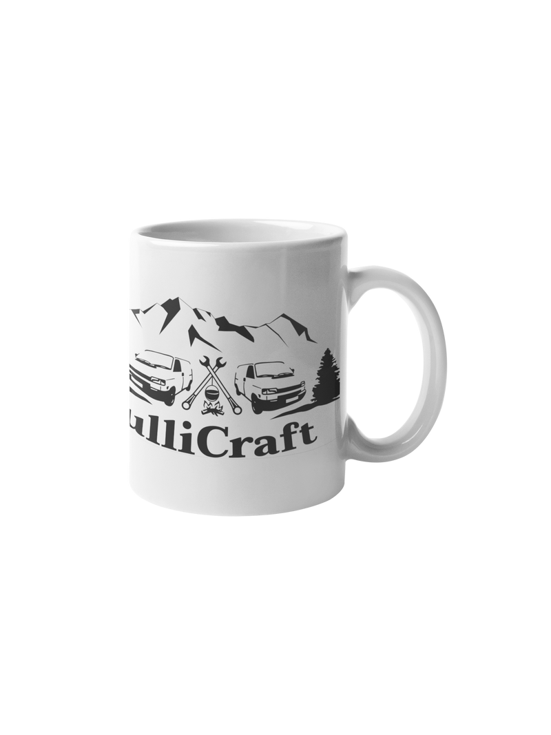 BulliCraft Kaffeetasse 11oz Becher weiß